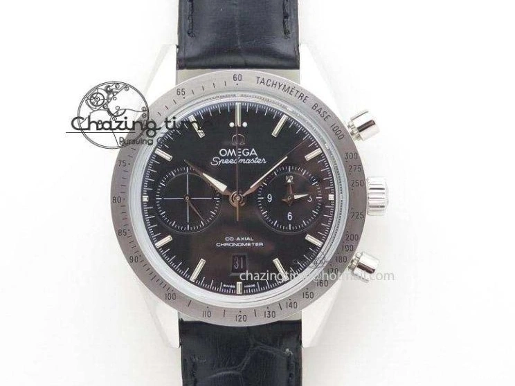 0413 De Ville Prestige Small Second TWF 1:1 Best Edition Black Dial on Black Leather Strap MIYOTA Resilient 8037